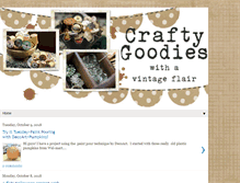 Tablet Screenshot of craftygoodies.com